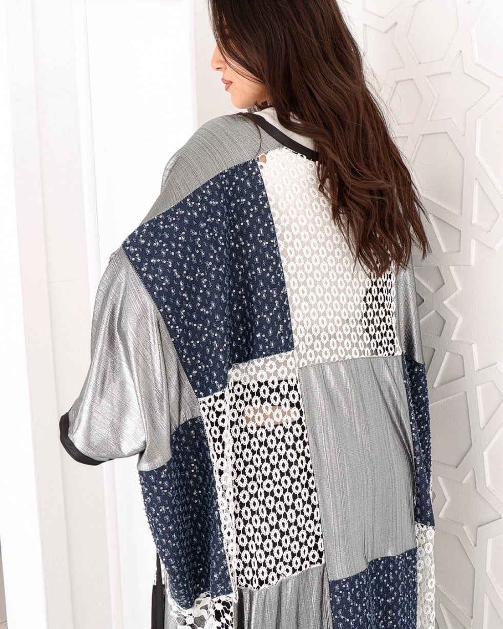 Silver Denim Kaftan