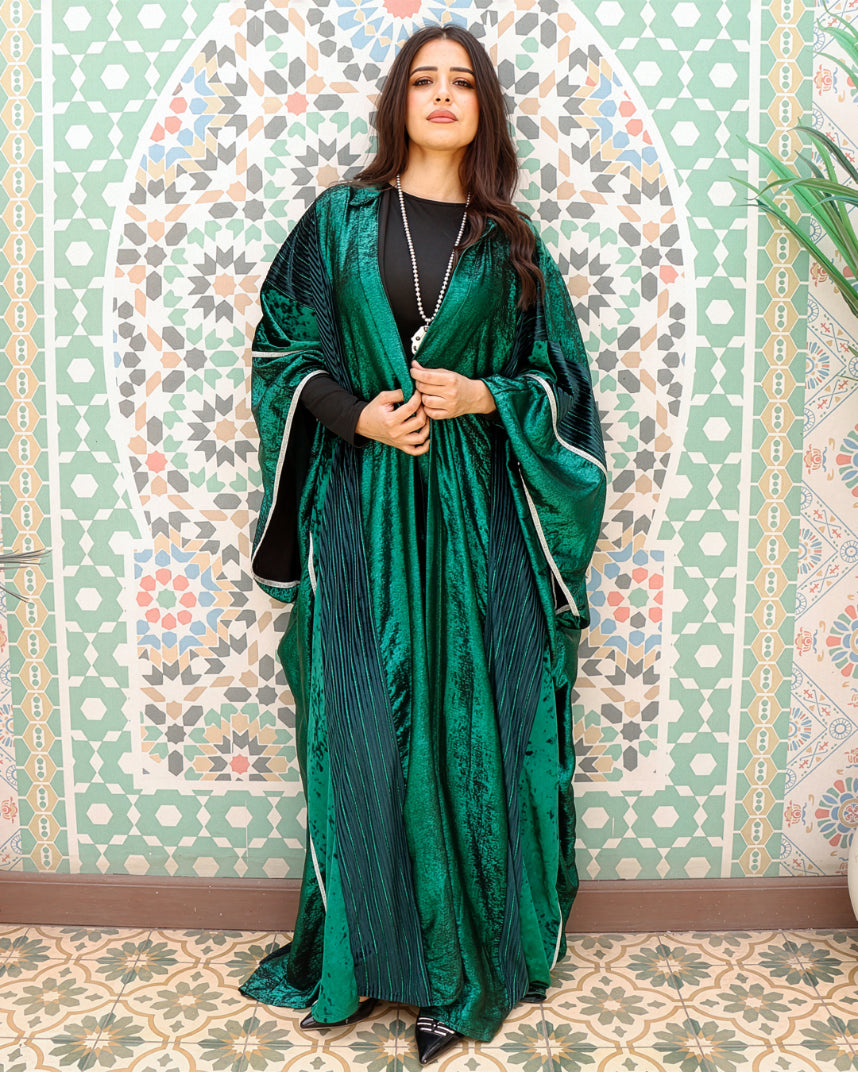 Emerald Velvet Kaftan