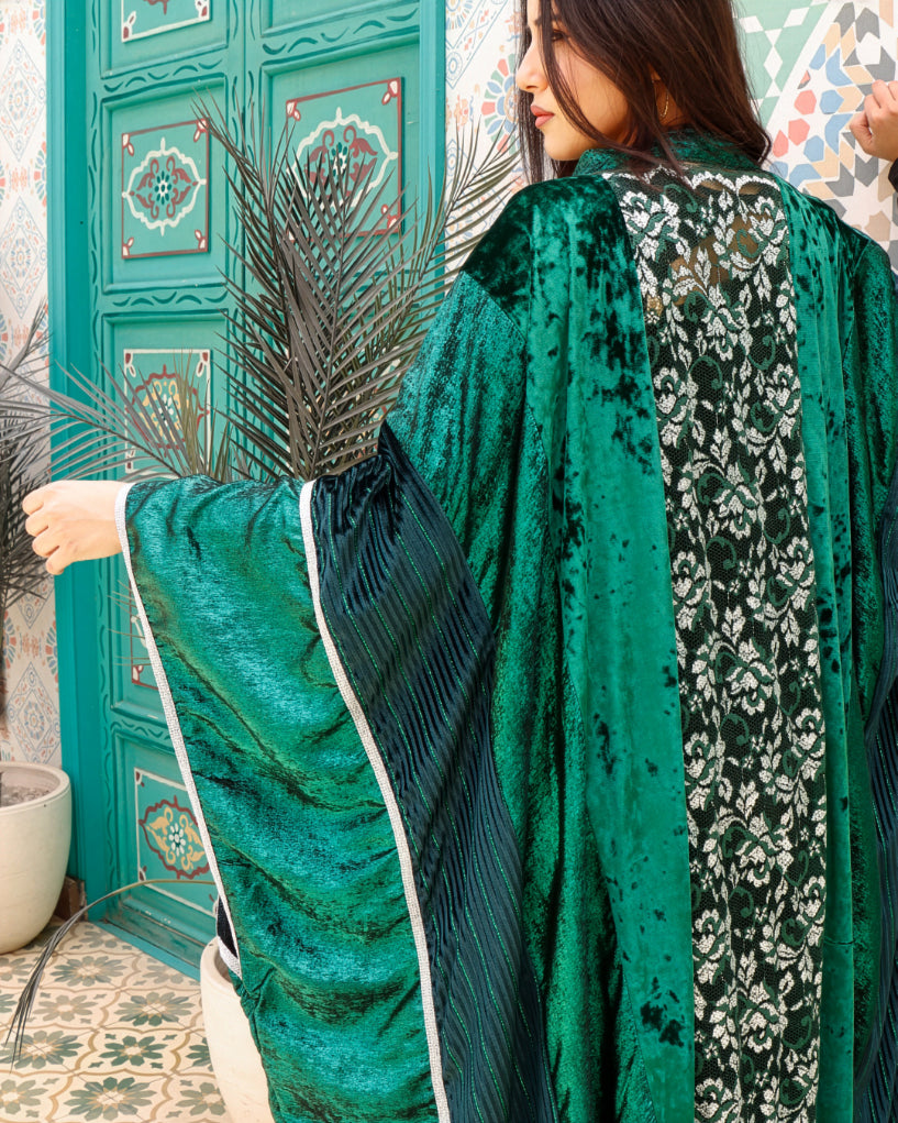 Emerald Velvet Kaftan