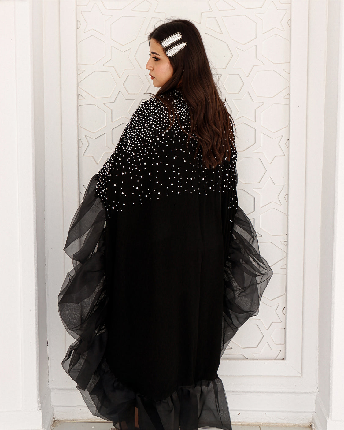 Crystal Noir Kaftan